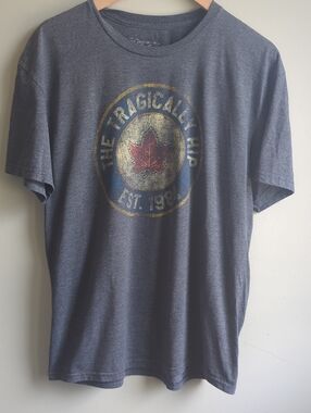 The Tragically Hip. Graphic Bamd Tee. Size Large.